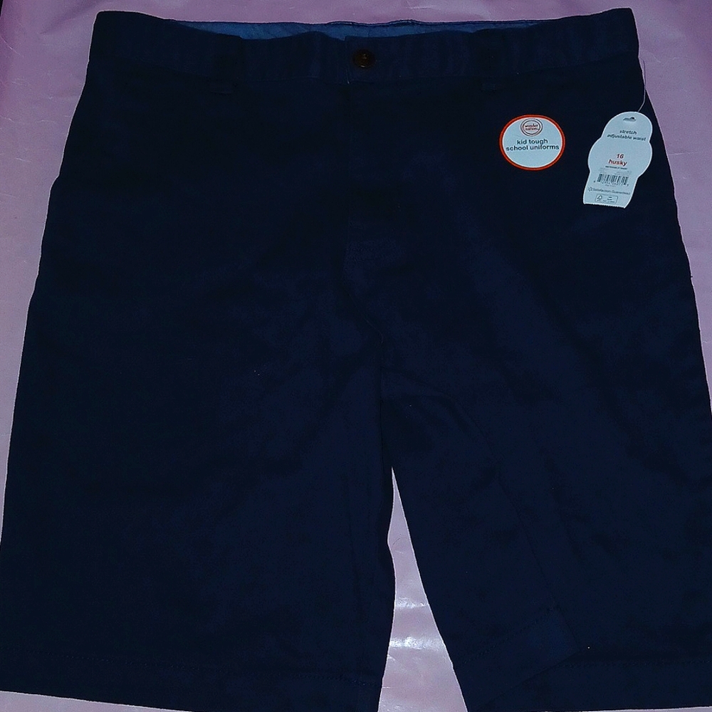 Navy New-with-Tags School Uniform Shorts, 16H